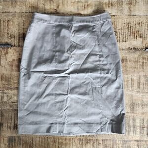 Club Monaco Purplish Taupe Slight Sheen Pencil Skirt. Women's Size 2